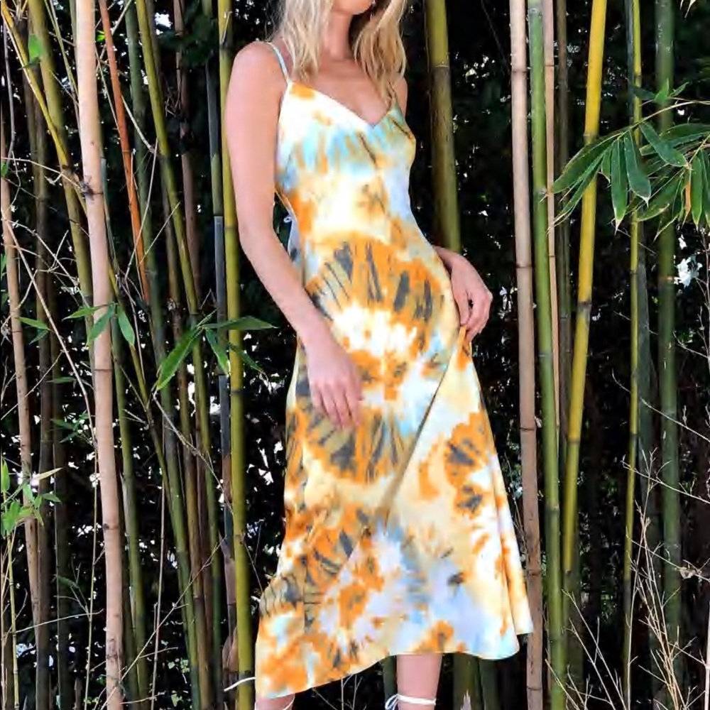 Tie Dye Slip Dress